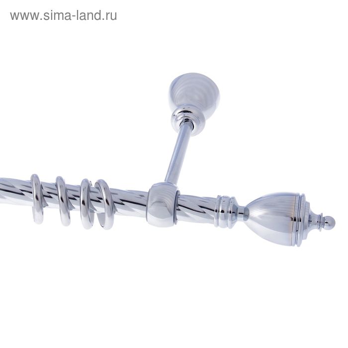 

Карниз «Гамма», ширина 300 см, d=2 см, цвет серебро