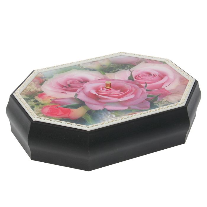 Шкатулка "Три розы" венге