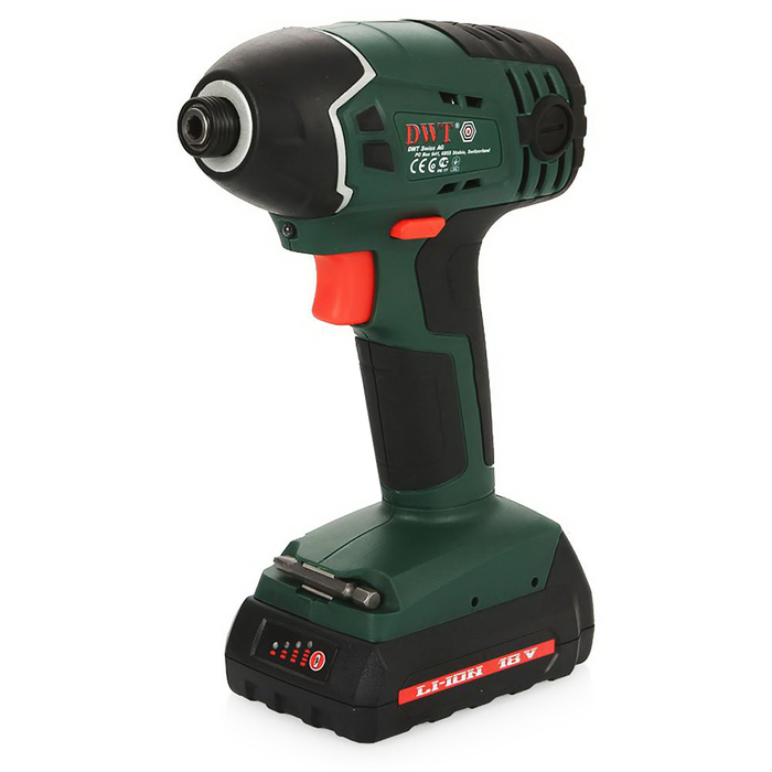 Шуруповерт DWT ASS-18 Sli BMC;импульсный аккумуляторный;18В;0-2800 об/мин;HEX 1/4";160Нм