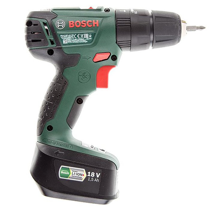 Аккумуляторная ударная дрель-шуруповерт Bosch PSB 1800 LI-2 (06039A3321), 2 акк.