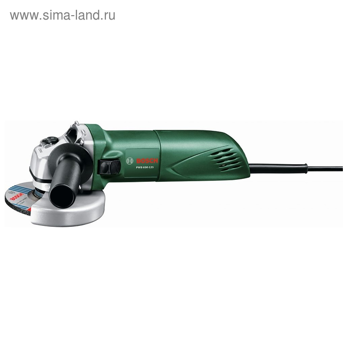 Угловая шлифмашина Bosch PWS 650-125 (06033A2023), 650 Вт, 125х22 мм, 11000 об/мин, М14