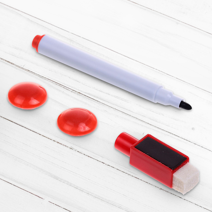 Магнитная доска "Уроки для супер героя" Человек Паук, алфавит магнитный + маркер