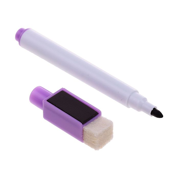 Доска магнитная "Учимся с принцессой" Принцессы: Рапунцель, набор магнитов + маркер