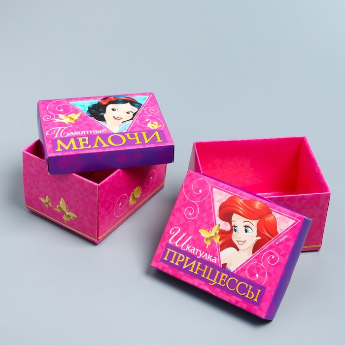 Набор для новорожденных: фотоальбом на 100 фото + памятные коробочки "Самая красивая", Принцессы