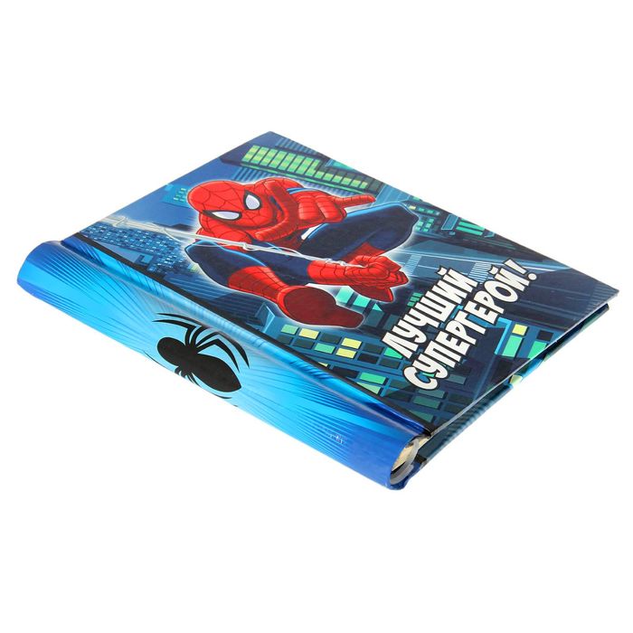 Фотоальбом на 10 магнитных листов "Лучший супергерой", Человек-паук