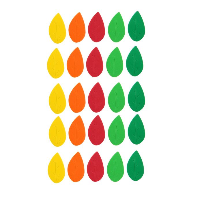 Наклейки мягкие "Лепестки", набор 25 шт