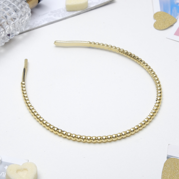 Ободок для волос "Сюрприз" золото