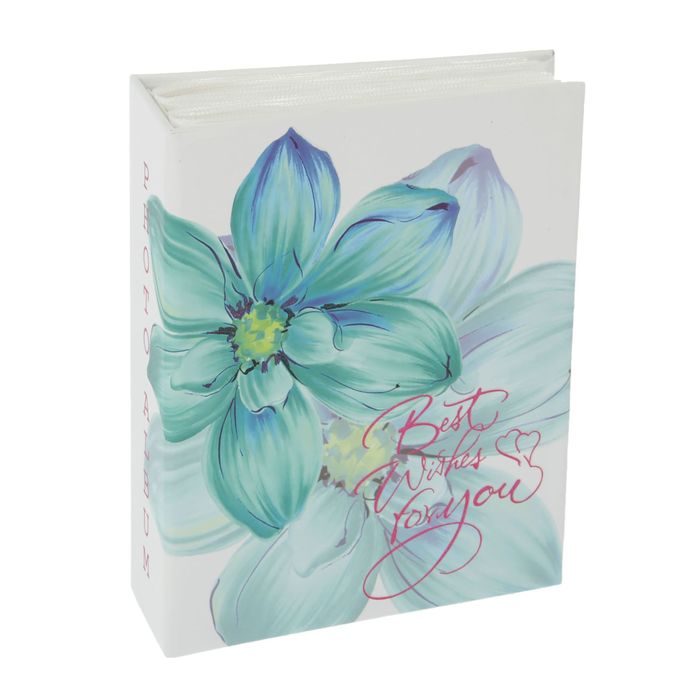 Фотоальбом на 100 фото 10х15 см "Лунный цветок" МИКС