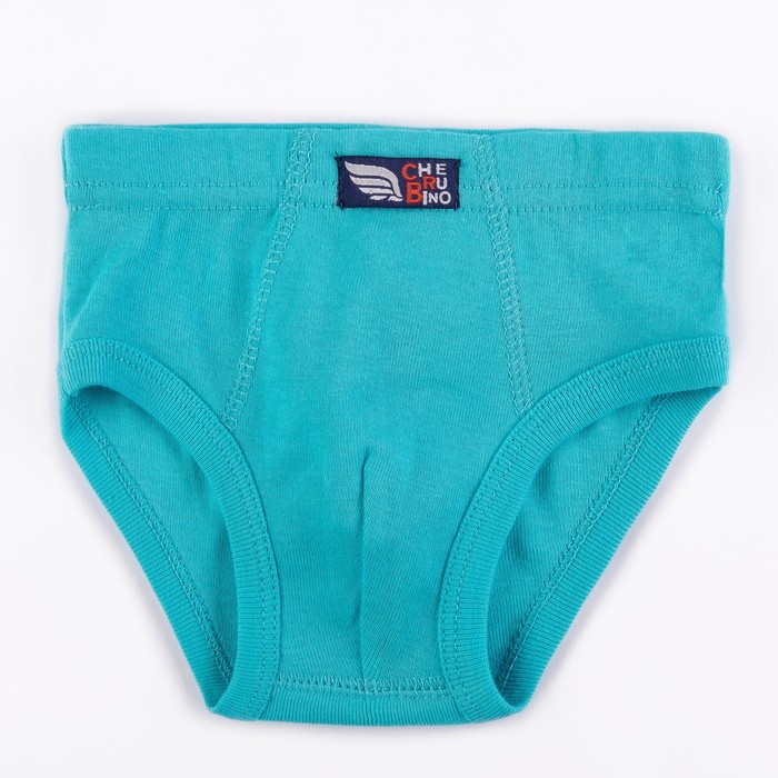 Трусы-слипы для мальчика, рост 92 см (52), цвет бирюзовый