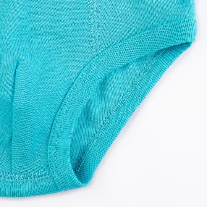 Трусы-слипы для мальчика, рост 92 см (52), цвет бирюзовый