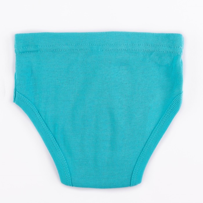 Трусы-слипы для мальчика, рост 92 см (52), цвет бирюзовый