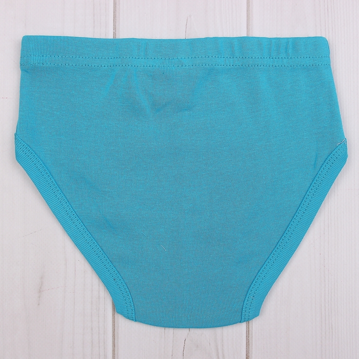 Трусы-слипы для мальчика, рост 92 см (52), цвет бирюзовый