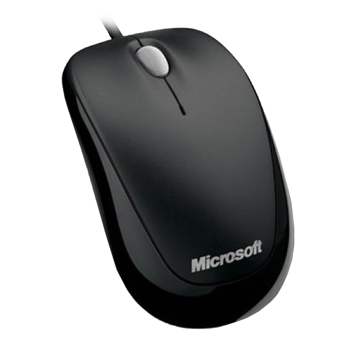 Мышь Microsoft 500 Compact, черный, оптическая, USB