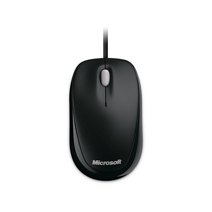 Мышь Microsoft Compact 500, черный, оптическая, USB