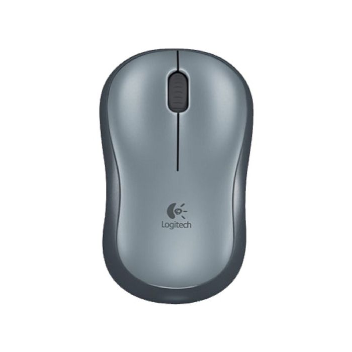 Мышь Logitech M185, серый, беспроводная, USB1.1