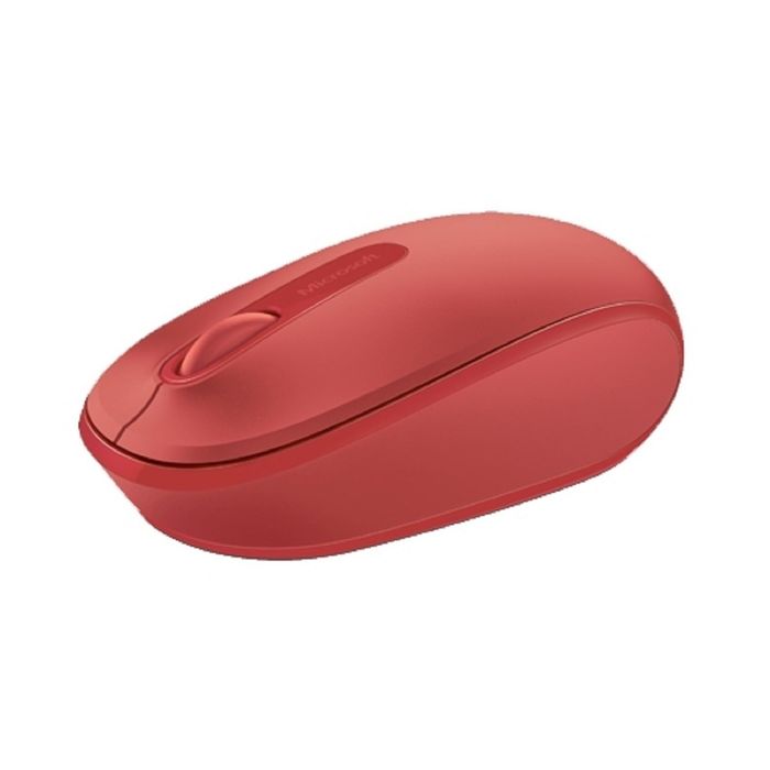 Мышь Microsoft Mobile Mouse 1850, красный, беспроводная, USB