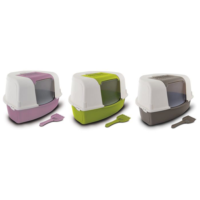 Домик-туалет угловой "MORGANA", 58*47*38 см в ассортименте