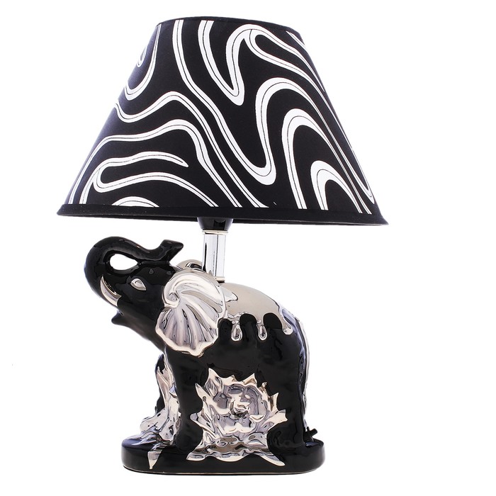 Лампа настольная "Черный слон"
