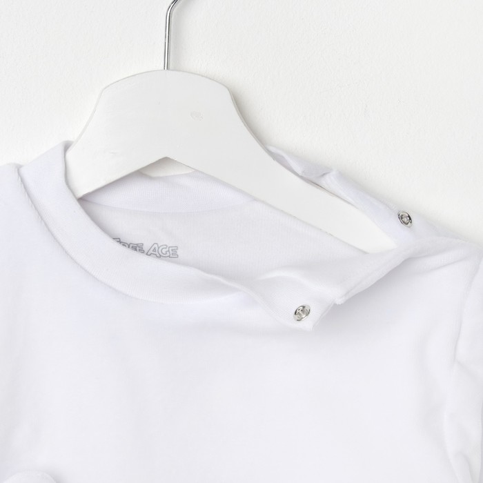 Комбинезон для мальчика, рост 86 см (48), цвет белый