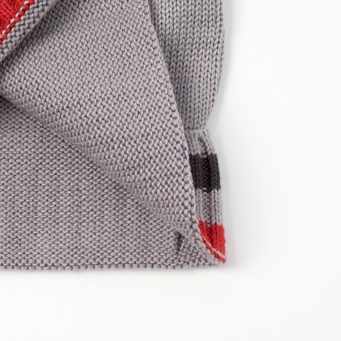 Шапка для мальчика, размер 50-52, цвет серый