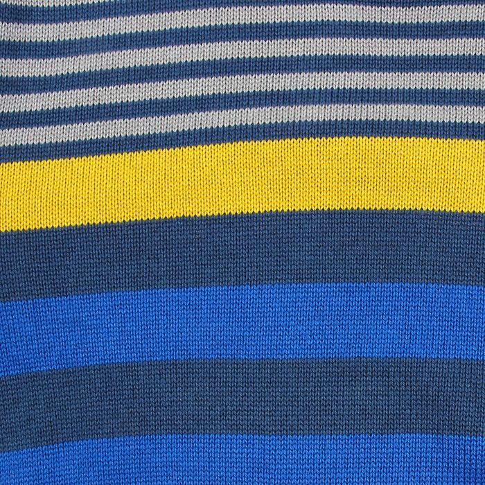 Джемпер для мальчика, рост 104 см (60), цвет тёмно-синий, принт полоска