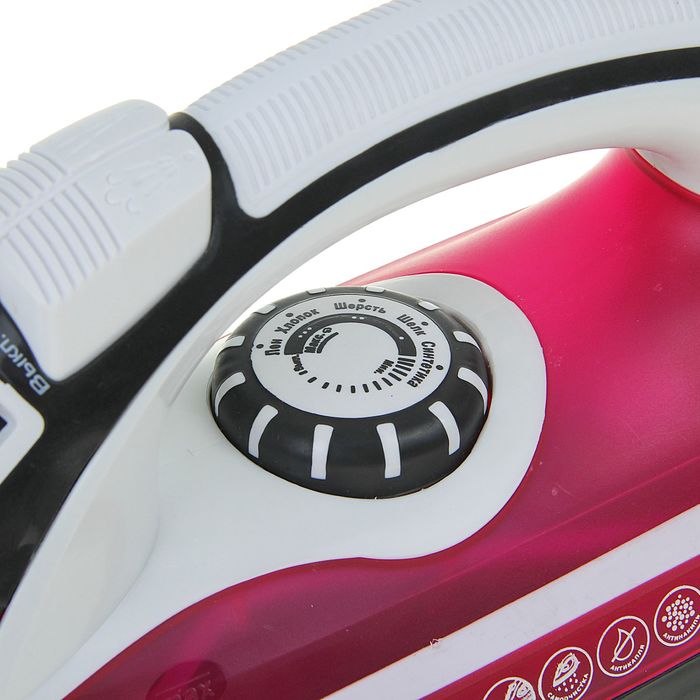 Утюг Galaxy GL 6119, 2200 Вт, керамическое покрытие, автоотключение, красный