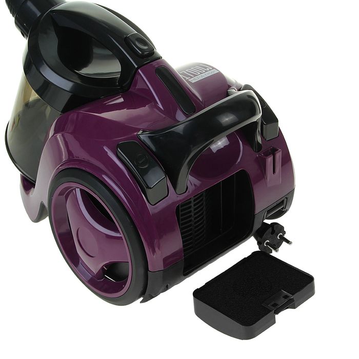 Пылесос Galaxy GL 6250, 1700 Вт, мощность всасывания 400 Вт, 3 л, фиолетовый