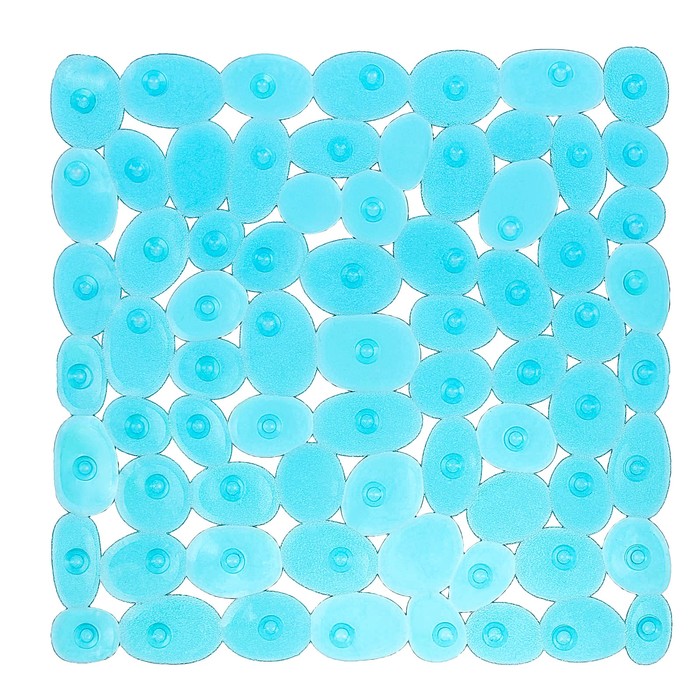 SPA-коврик для ванны "Крупная галька" прозрачный, цвет МИКС