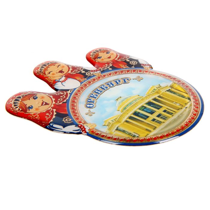 Магнит с матрёшками «Оренбург»