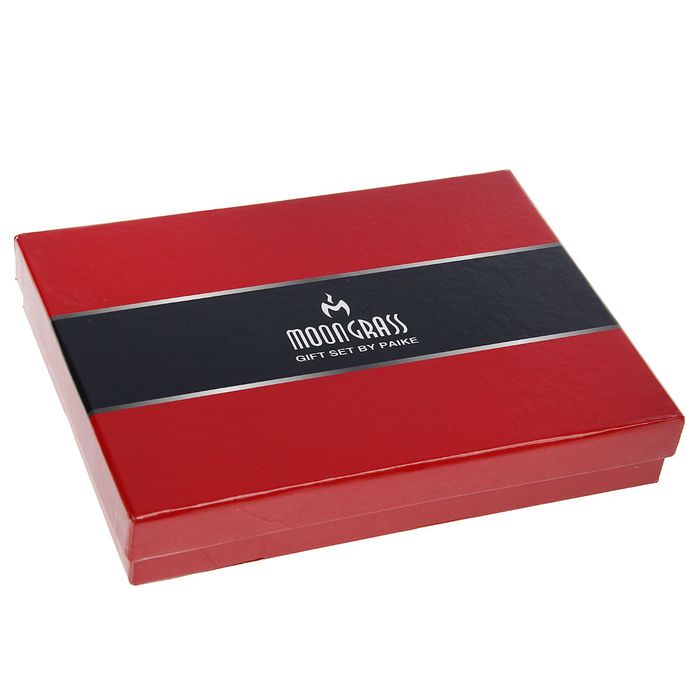 Подарочный набор 5 в 1 "Леопард": фляжки 90 мл и 270 мл + воронка, ручка и рюмка