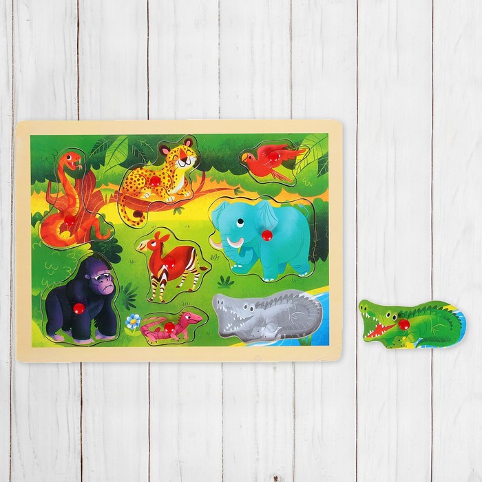 Рамка-вкладыш "Африканские животные"