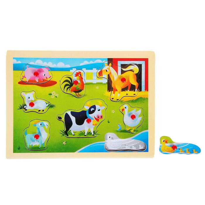 Рамка-вкладыш "Животные на ферме"