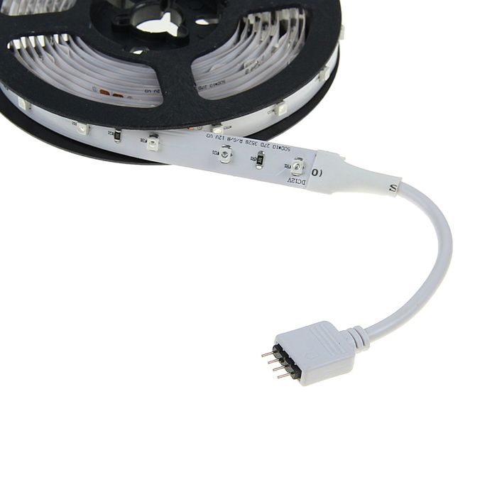 Комплект светодиодной ленты Volpe, 2.5 м, IP20, RGB, адаптер, 12 Вт