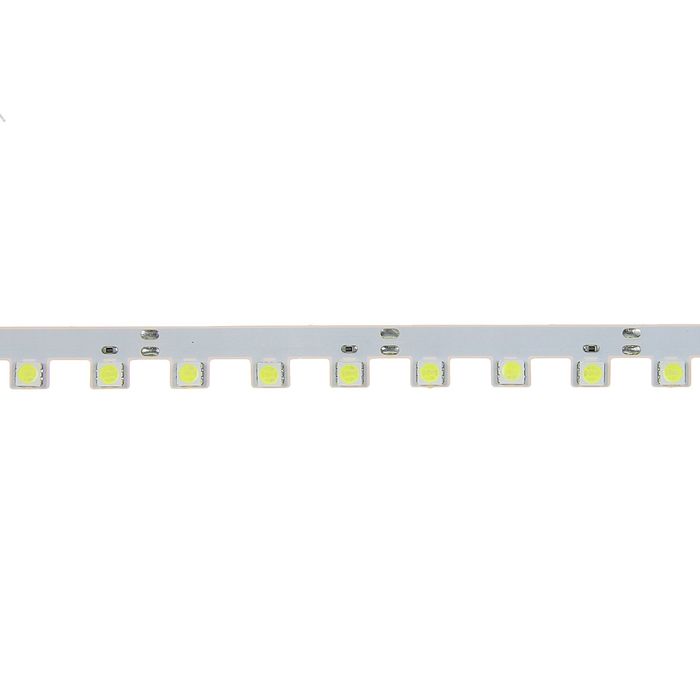 Светодиодная лента Uniel, 14.4 Вт, 5 м, IP20, бордюр, гибкая, фигурная, свет холодный белый