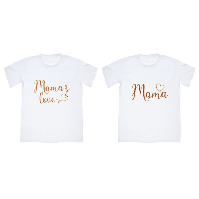 Набор термонаклеек для декорирования текстильных изделий "Mama's love" (2 шт), 14 х 14 см