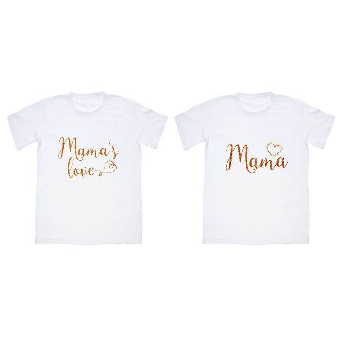 Набор термонаклеек для декорирования текстильных изделий "Mama's love" (2 шт), 14 х 14 см