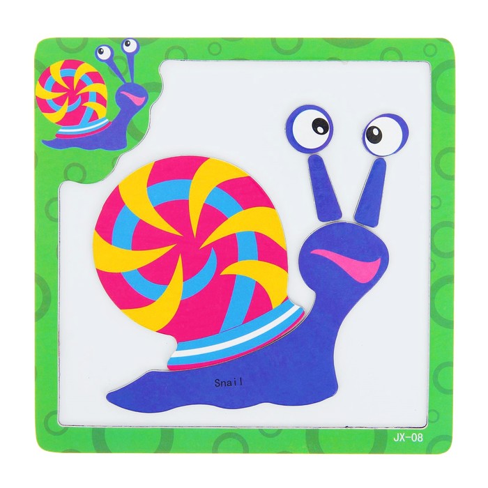 Конструктор магнитный "Улитка",6 элементов