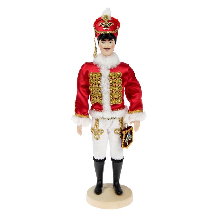 Авторская сувенирная кукла "Гусар"