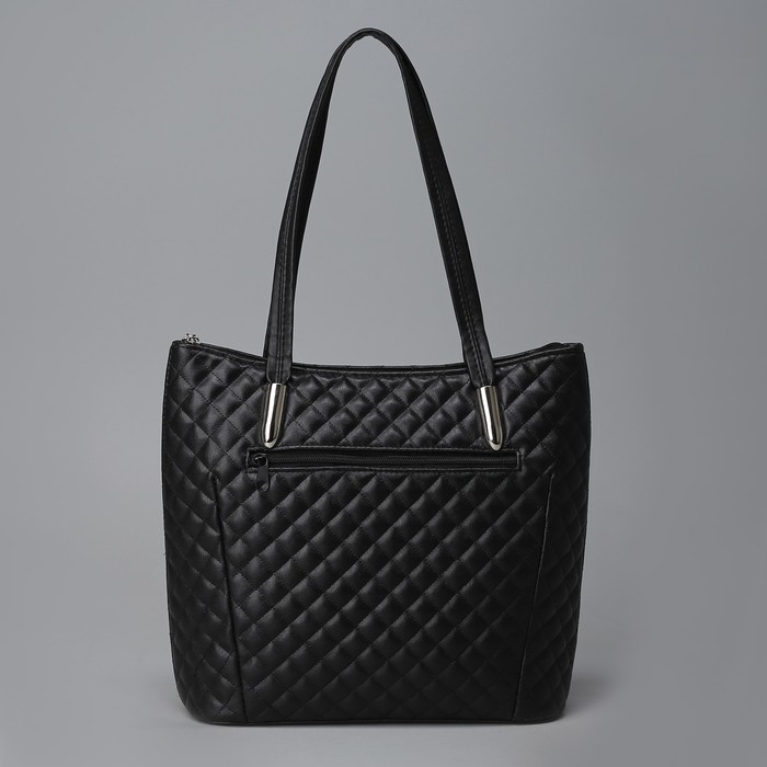 Сумка на молнии, 1 отдел, цвет чёрный