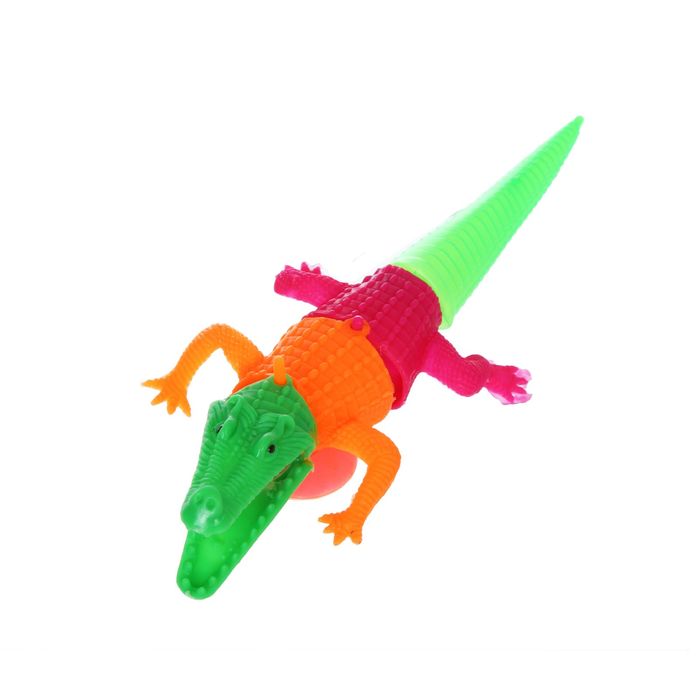 Язычок "Крокодил" на присоске, цвета МИКС