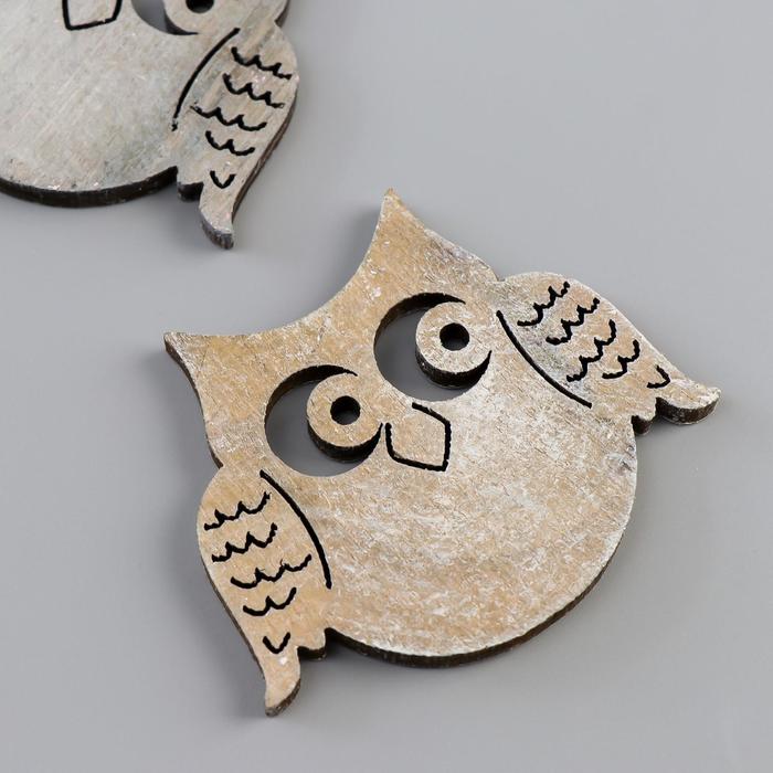 Декор для творчества "Совушки", набор 2 шт.