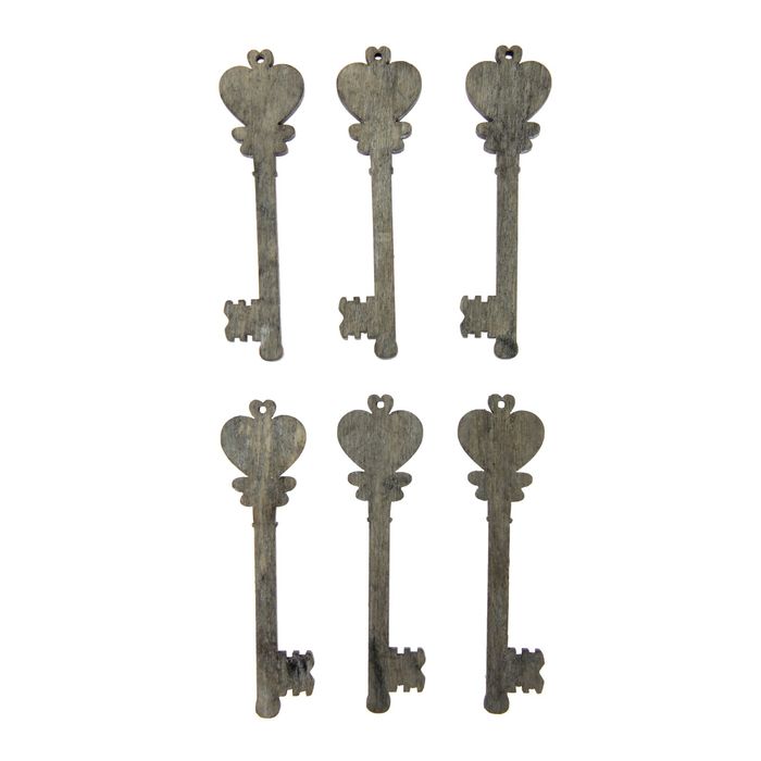 Декор для творчества "Ключ", набор 6 шт.