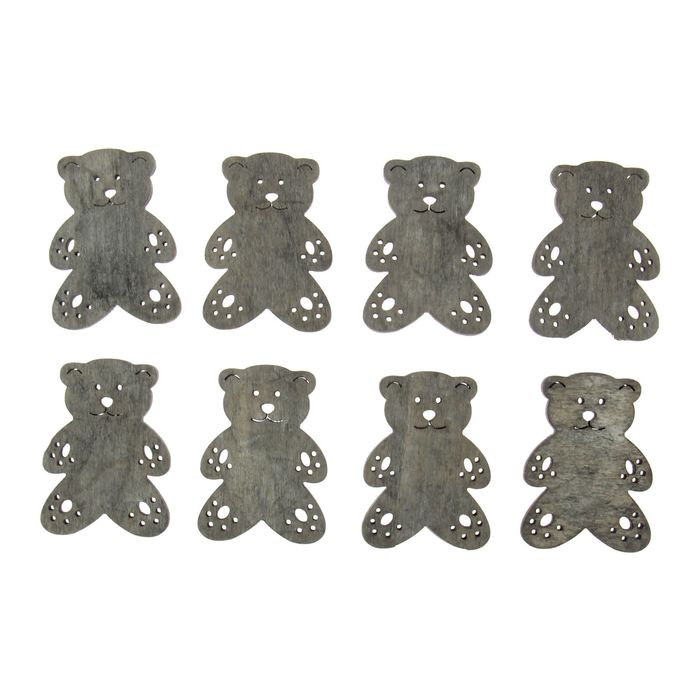 Декор для творчества "Медвежонок", набор 8 шт.