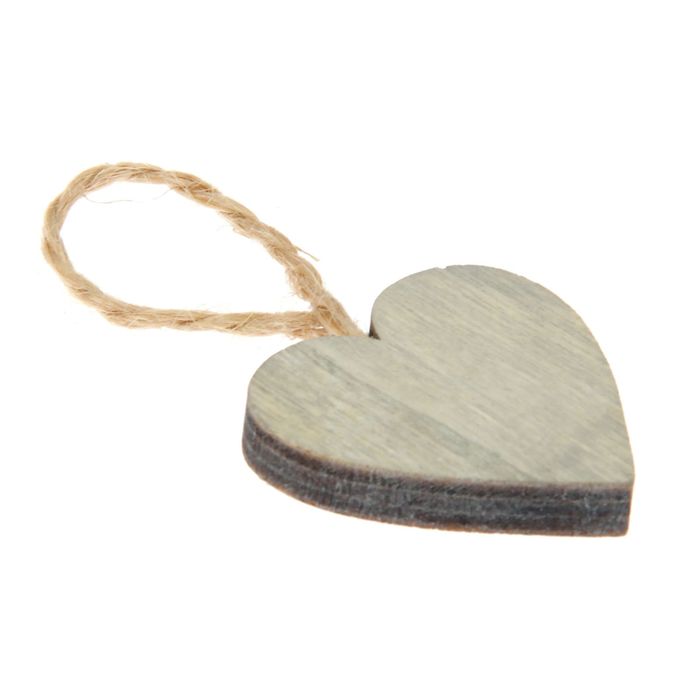 Декоративный элемент "Сердечко", подвесной, набор 10 шт.