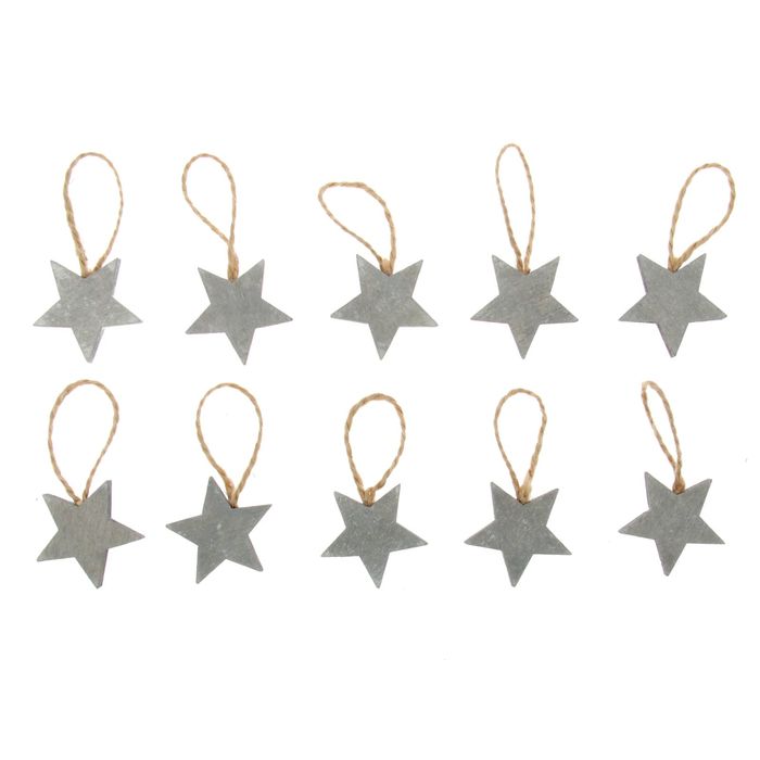 Декоративный элемент "Звёздочка", подвесной, набор 10 шт.