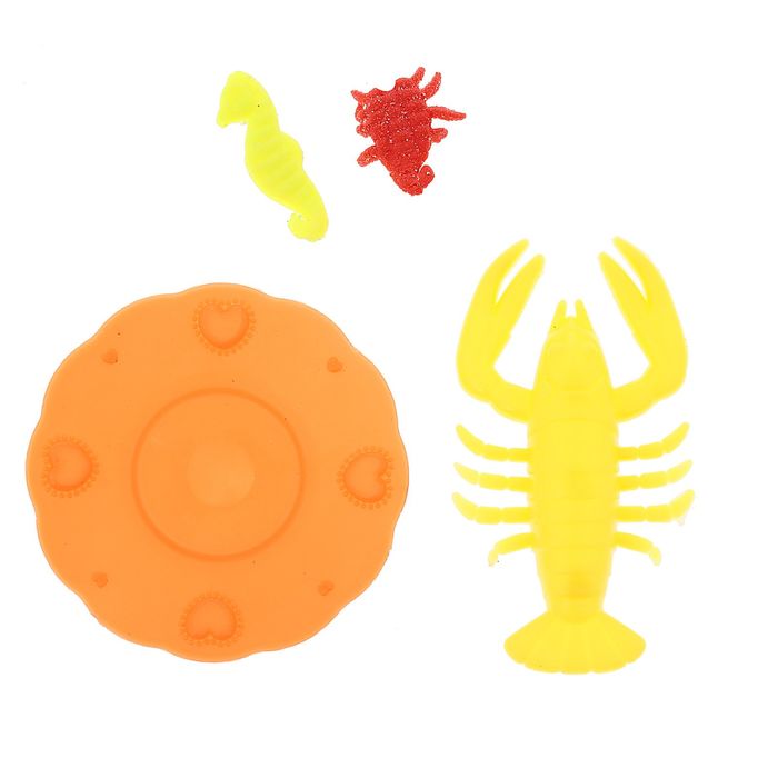 Набор формочек + растущие животные, МИКС