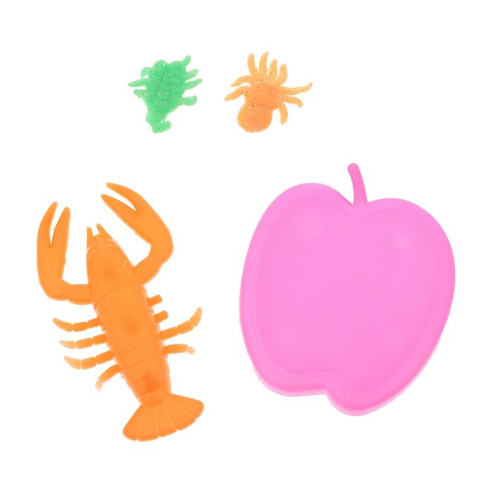 Набор формочек + растущие животные, МИКС