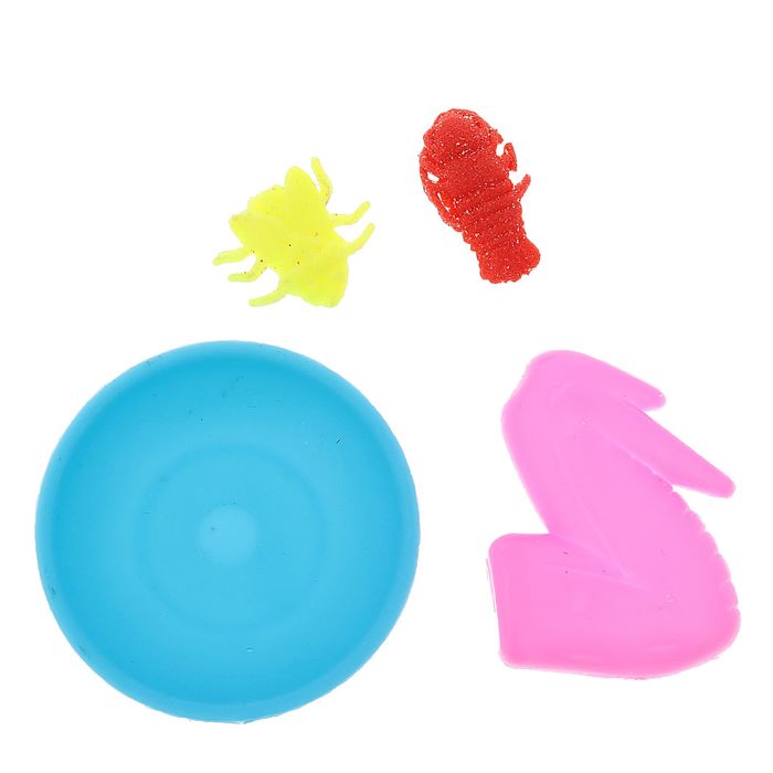 Набор формочек + растущие животные, МИКС