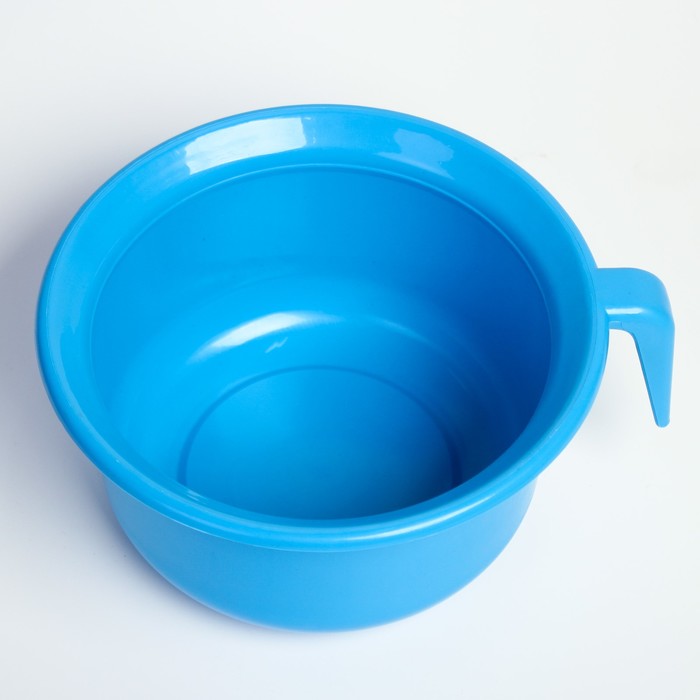 Горшок детский с крышкой, оттенки синего МИКС