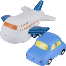 Набор игрушек для ванны «Машинка и самолёт», 2 шт.